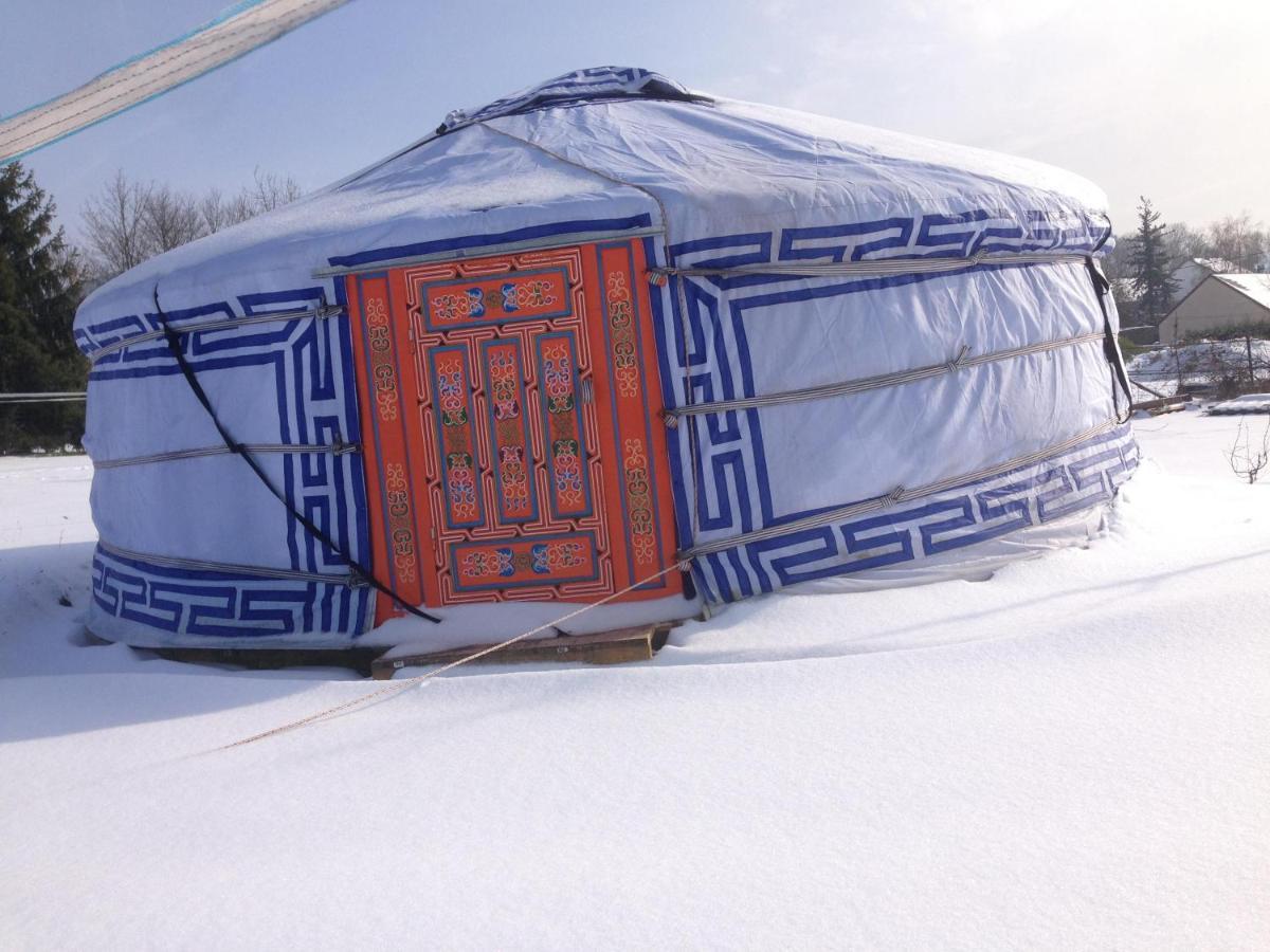 Yourte Mongole Saint-Léger-sur-Dheune Eksteriør bilde